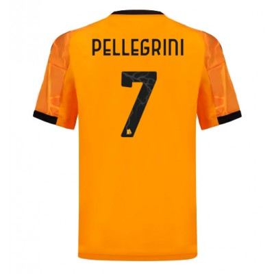Maglie da calcio AS Roma Lorenzo Pellegrini #7 Seconda Maglia 2025-26 Manica Corta Maglie da calcio AS Roma Lorenzo Pellegrini #7 Seconda Maglia 2025-26 Manica Corta